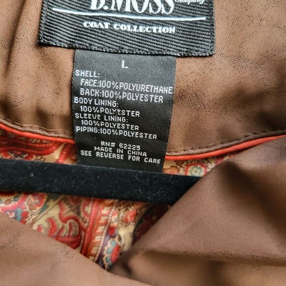 Trench Coat by B Moss - Size Large - Picture 4 of 5